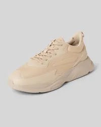 HUGO BOSS Sneaker mit Schnürung Modell 'Leon Beige