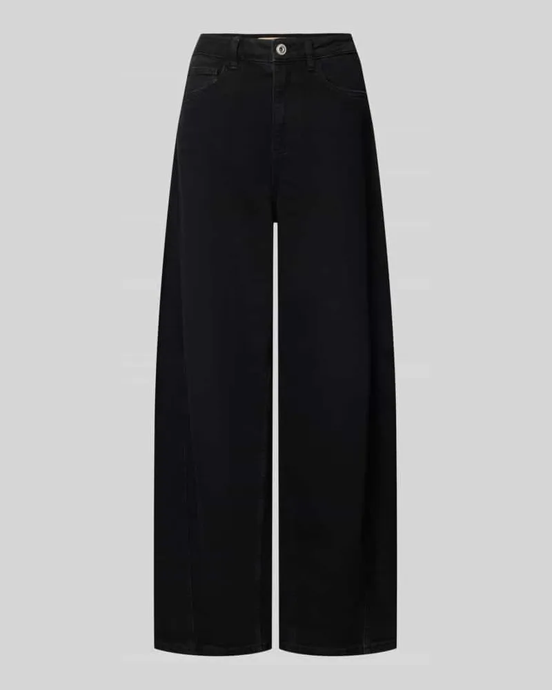 Mos Mosh Barrel Fit Jeans mit Eingrifftaschen Modell 'Cindy Draciel Black