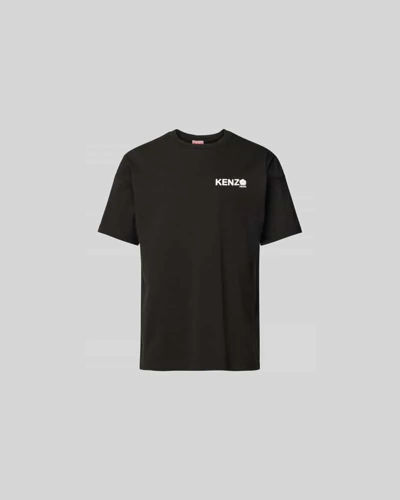 Kenzo T-Shirt aus reiner Baumwolle Black
