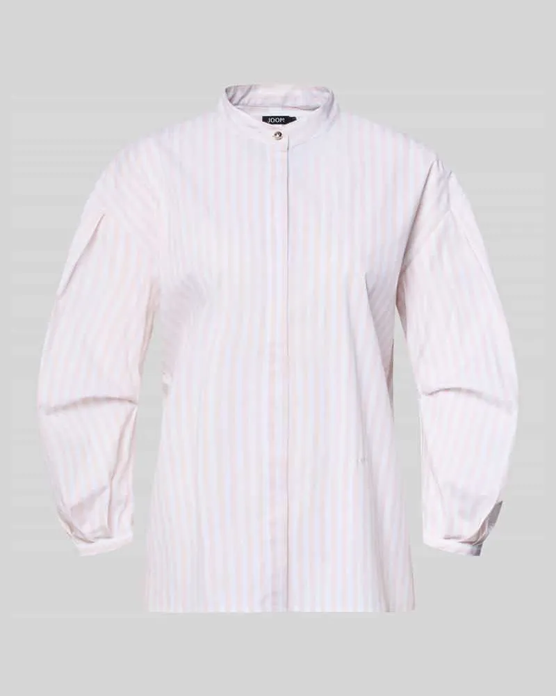 JOOP! Regular Fit Langarmbluse aus Baumwoll-Mix Modell 'Badrani Hellrosa