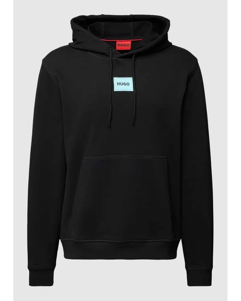 HUGO BOSS Hoodie mit Label-Patch Modell 'Daratschi Black