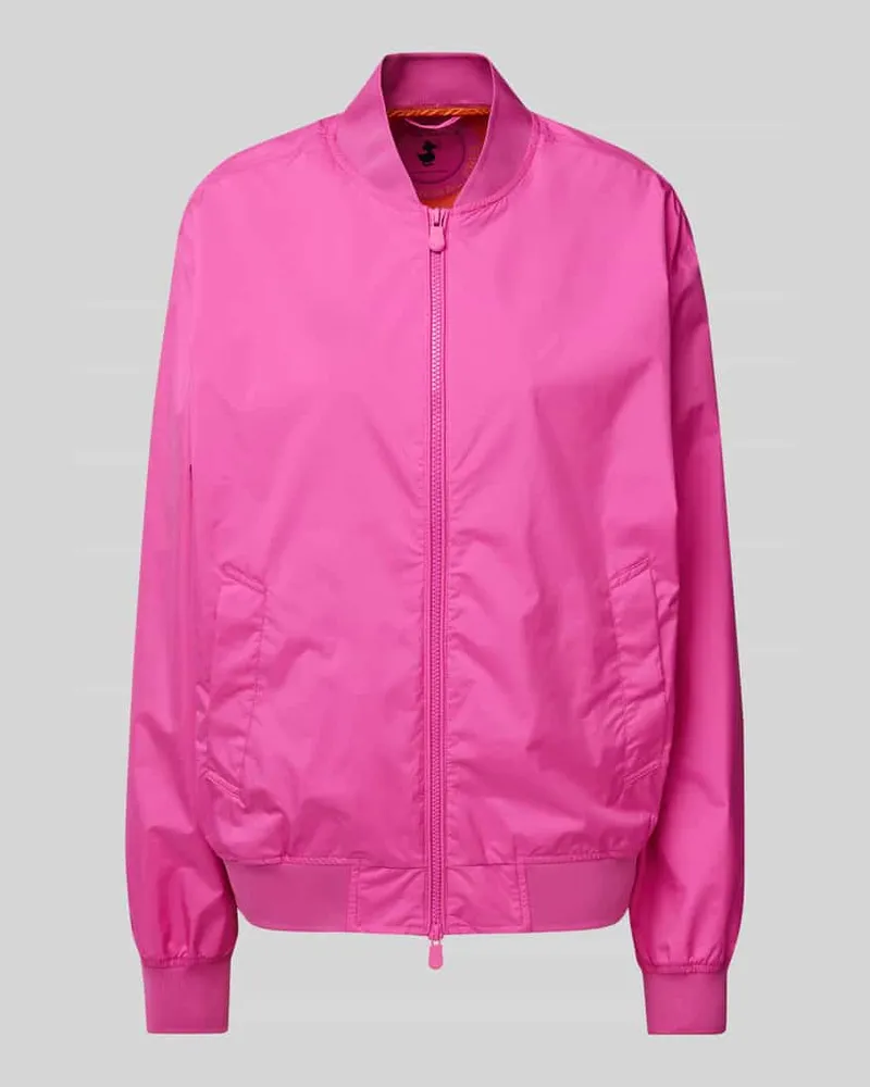 Save The Duck Bomberjacke mit Zweiwege-Reißverschluss Modell 'OLEN Pink