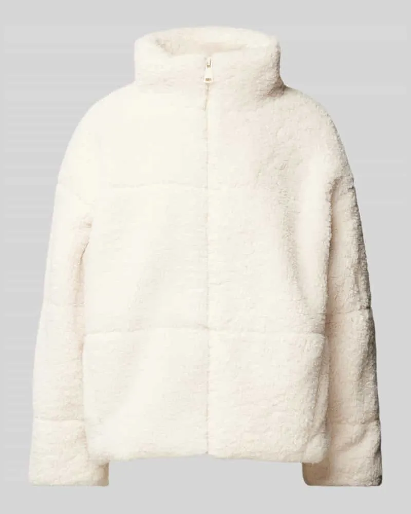 ICHI Jacke mit Stehkragen Modell 'FUNARA Offwhite