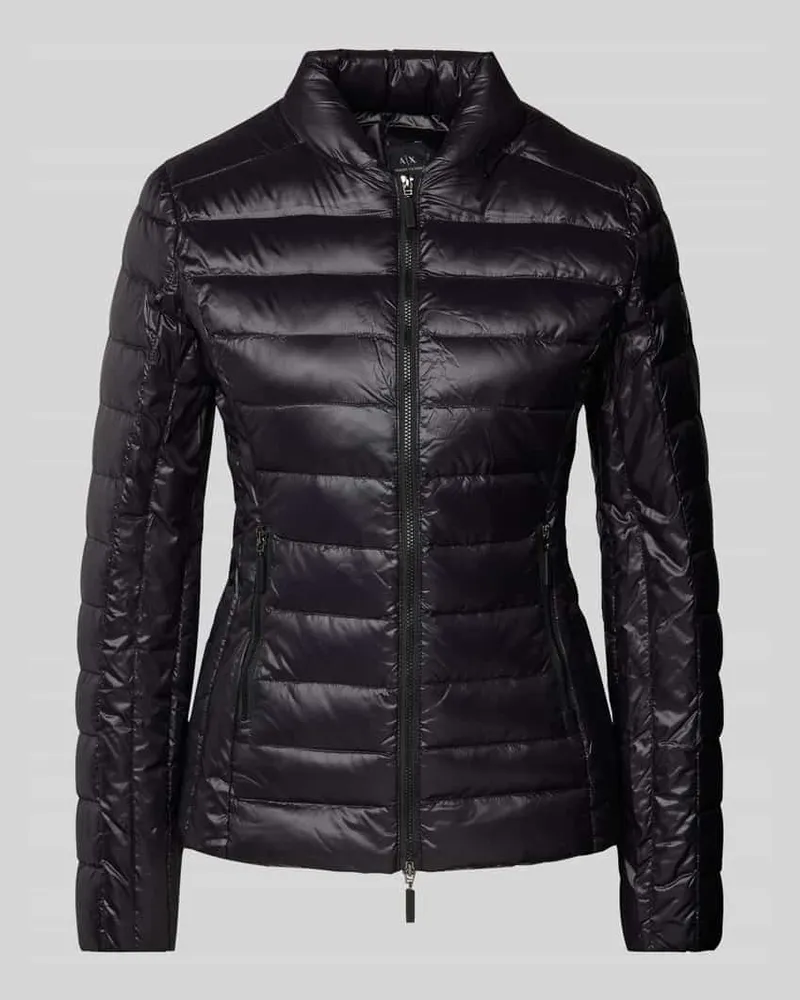 Armani Exchange Daunenjacke mit Reißverschlusstaschen Black