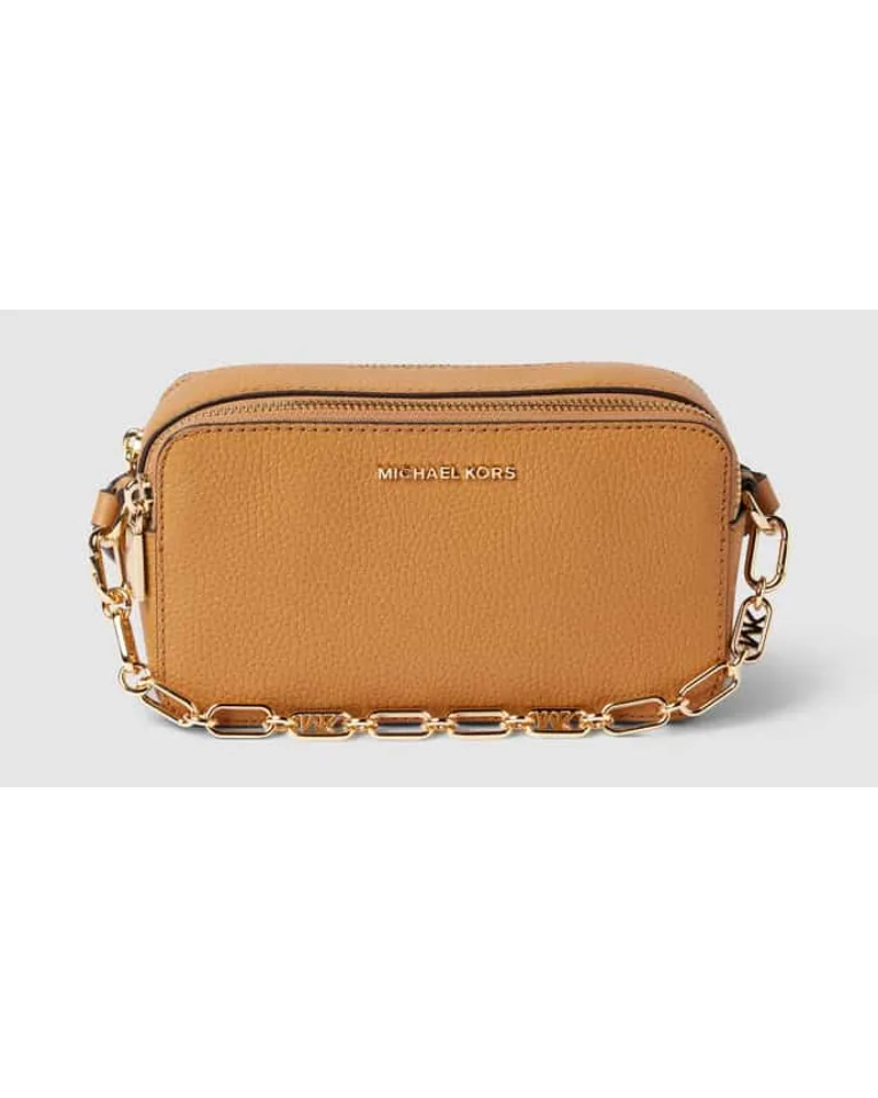 Michael Kors Handtasche mit Label-Applikation Modell 'JET SET Camel