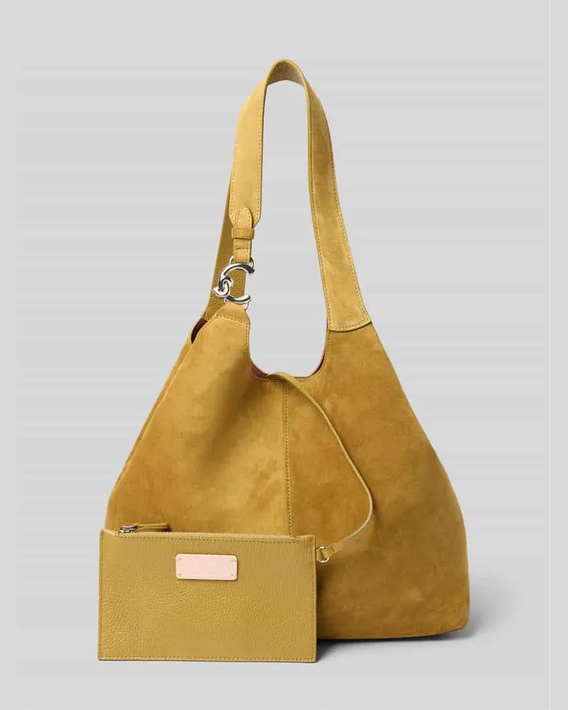 Coccinelle Handtasche mit Tragehenkel Oliv