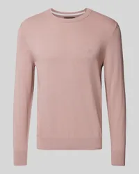 Marc O'Polo Loose Fit Pullover mit Rundhalsausschnitt Rosa