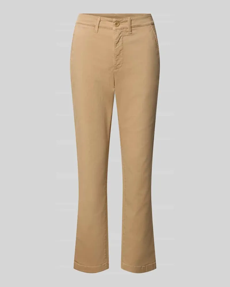 Ralph Lauren Slim Fit Hose in verkürzter Passform Modell 'GABBY Beige