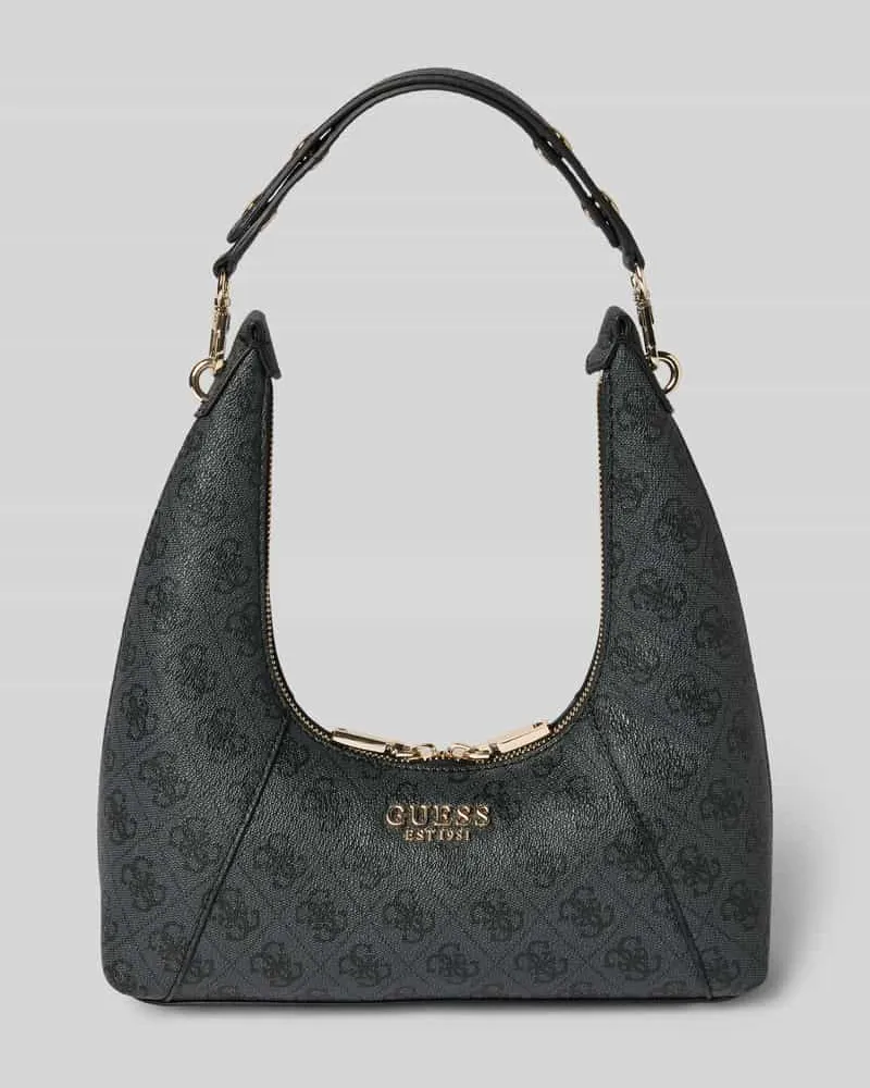 Guess Handtasche mit Label-Applikation Modell 'CALISTA Anthrazit
