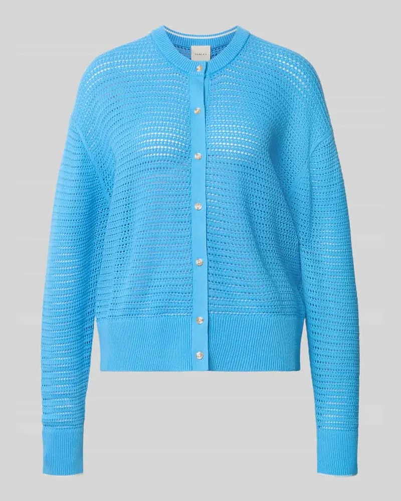 Varley Relaxed Fit Cardigan aus reiner Baumwolle Modell 'Pembroke Bleu