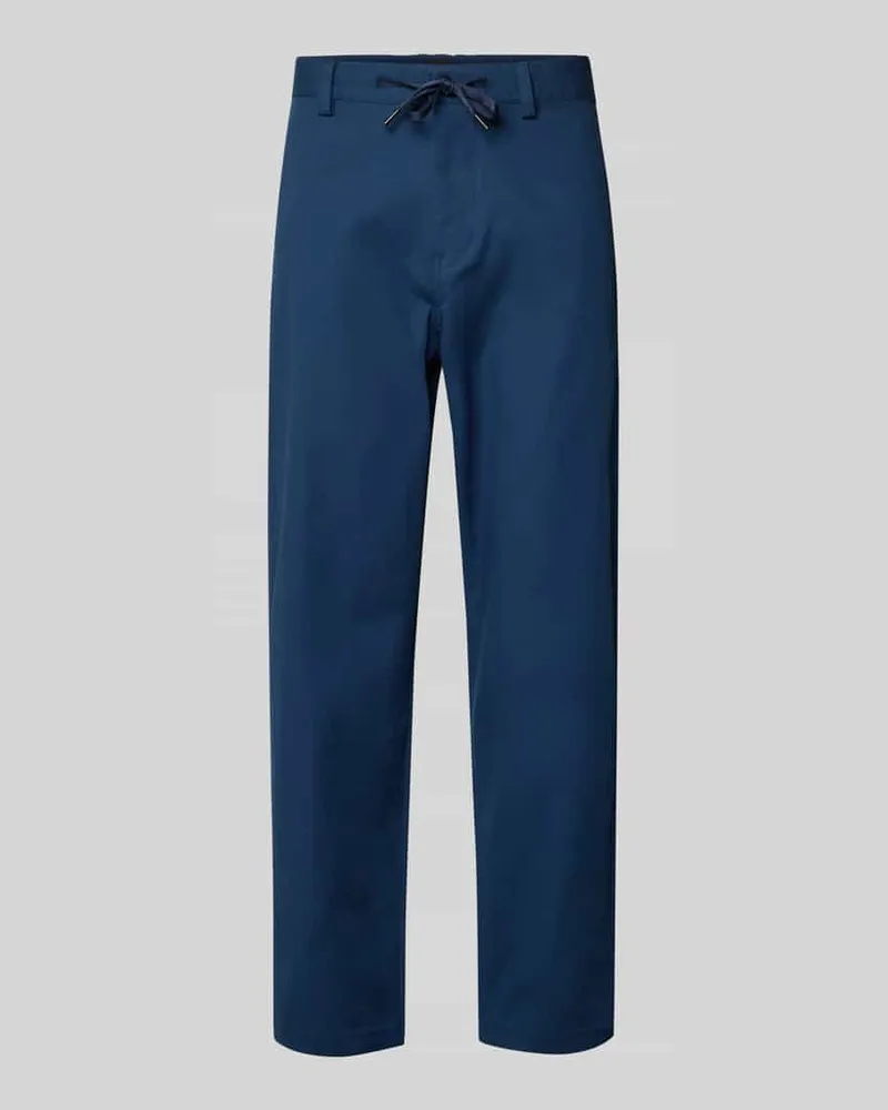 HUGO BOSS Tapered Chino mit Kordelzug Modell 'CHINO ST-P Marine