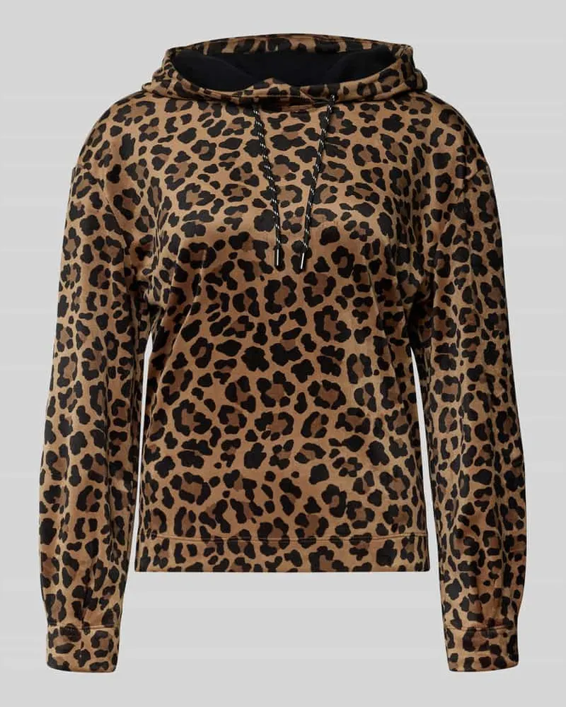 Marc Cain Hoodie mit Kapuze Camel