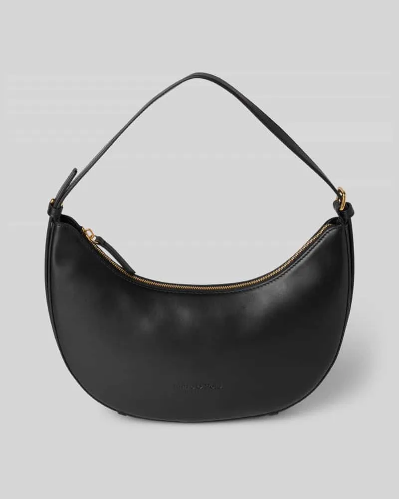 Marc O'Polo Henkeltasche aus echtem Rindsleder Black