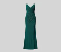 Abendkleid mit Raffungen