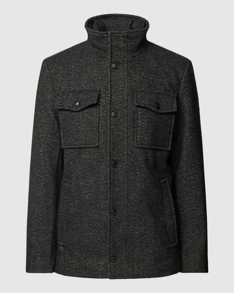Tom Tailor Jacke mit Stehkragen Anthrazit