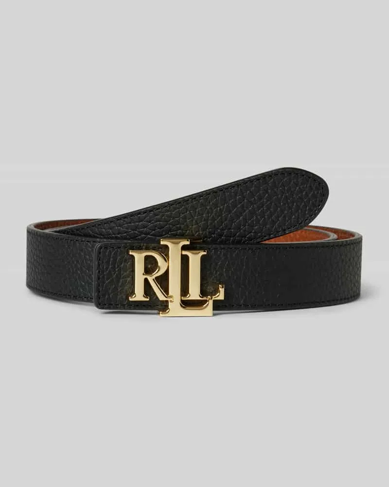 Ralph Lauren Gürtel aus Rindsleder mit Wendefunktion Black