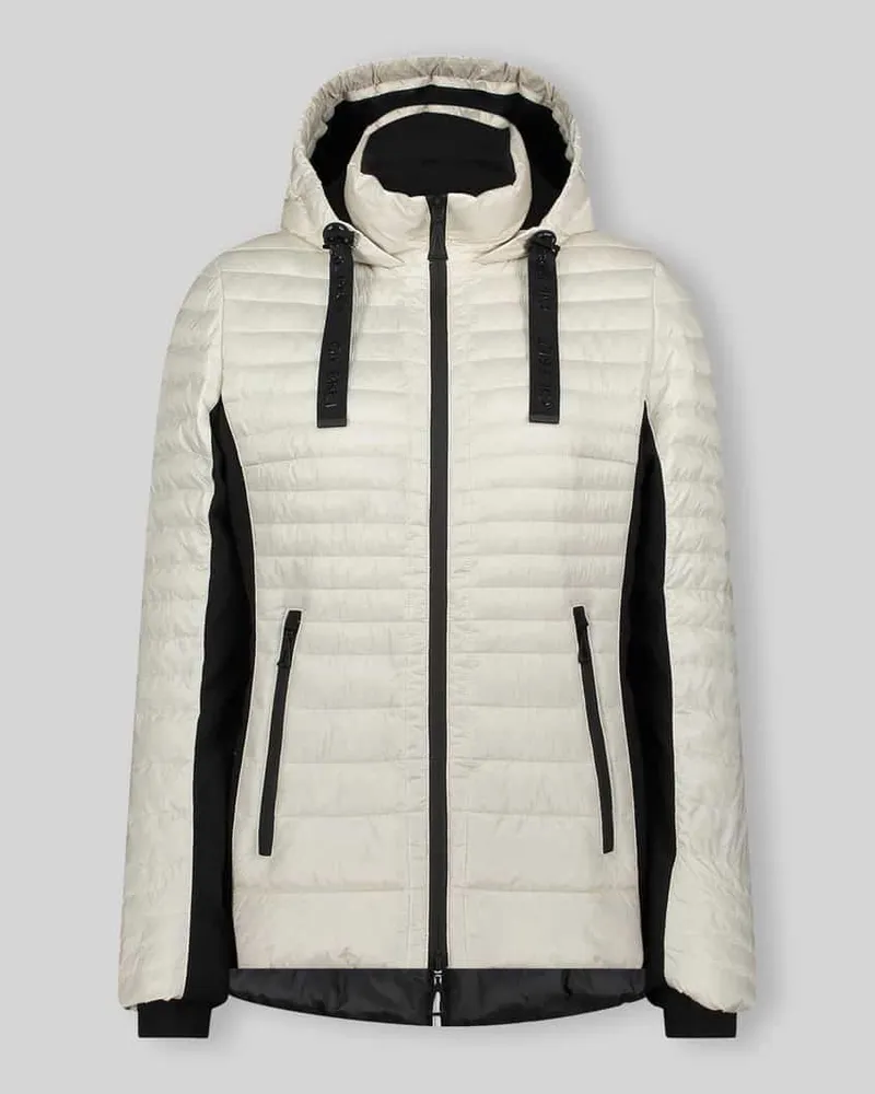 Gil Bret Slim Fit Steppjacke mit Zweiwege-Reißverschluss Offwhite