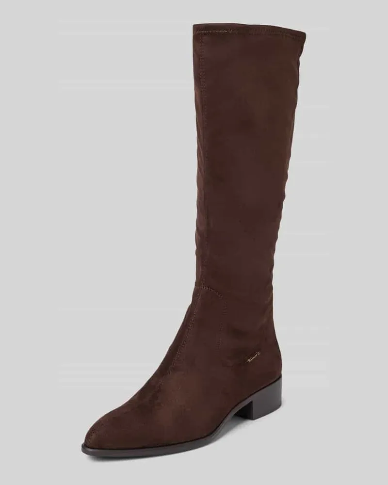 Tamaris Stiefel mit spitzer Kappe Dunkelbraun
