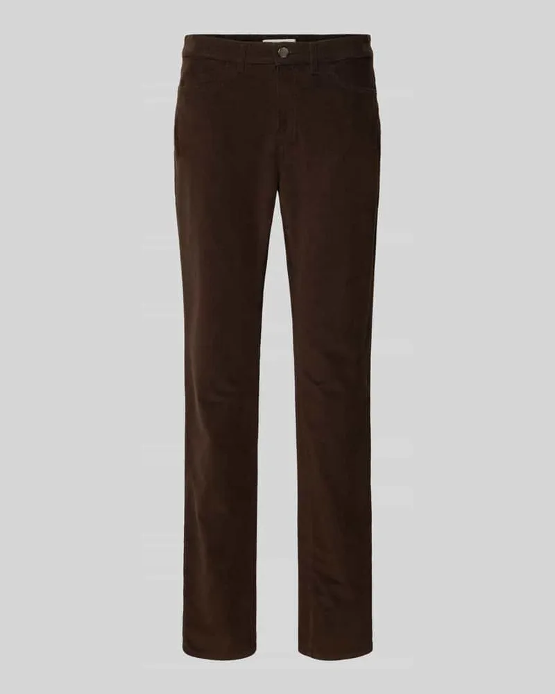 Brax Stoffhose mit Eingrifftaschen Modell 'MARY Schoko