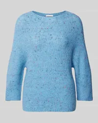 Rich&Royal Strickpullover mit Rundhalsausschnitt Hellblau