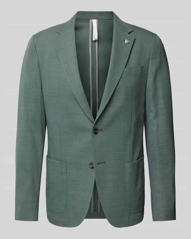 Strellson Wollsakko mit aufgesetzten Eingrifftaschen Modell 'Acon Grass