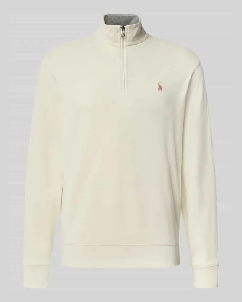 Ralph Lauren Regular Fit Sweatshirt aus Baumwoll-Mix Ecru