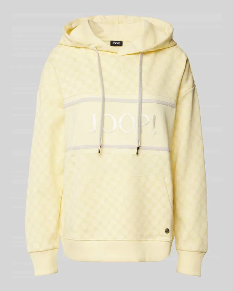 JOOP! Hoodie mit Kapuze Hellgelb