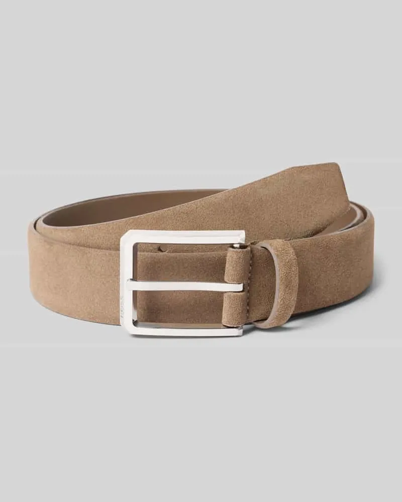 HUGO BOSS Gürtel aus echtem Rindsleder Modell 'CALEB Beige