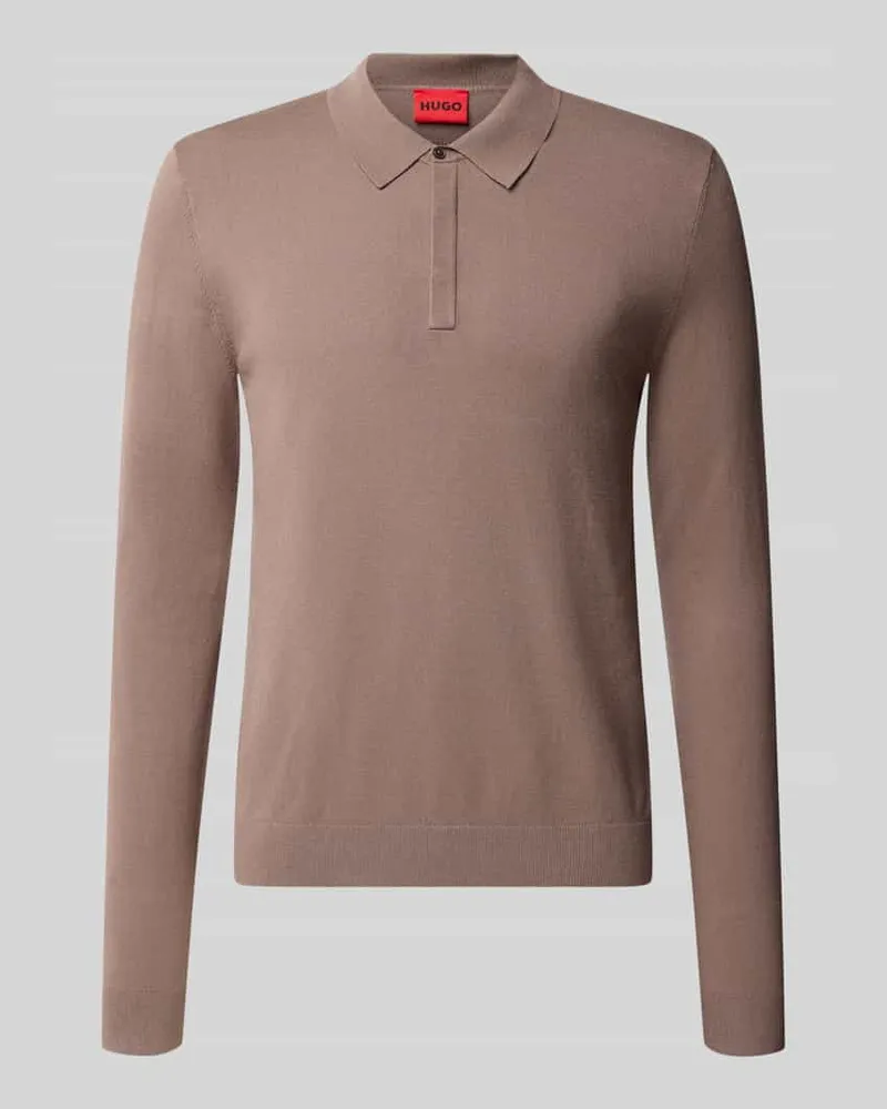 HUGO BOSS Poloshirt mit Logo-Detail San Pippo-CV Hellrot