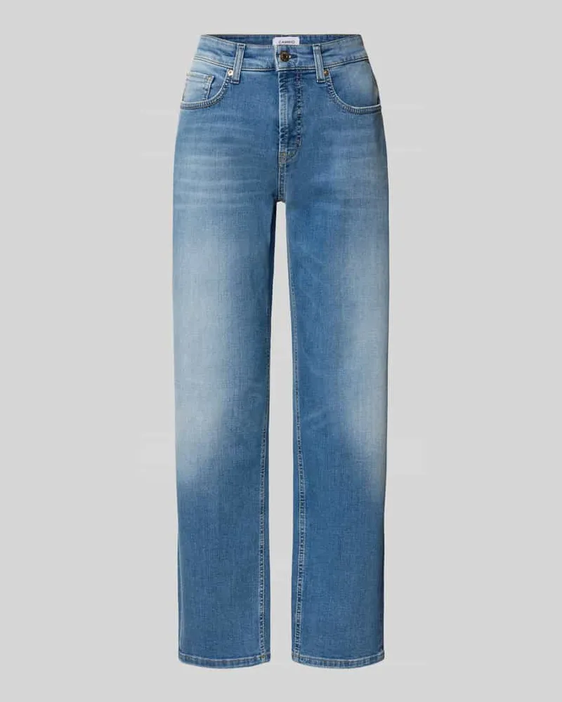 Cambio Straight Fit Jeans aus Baumwoll-Mix Modell 'GINI Ocean