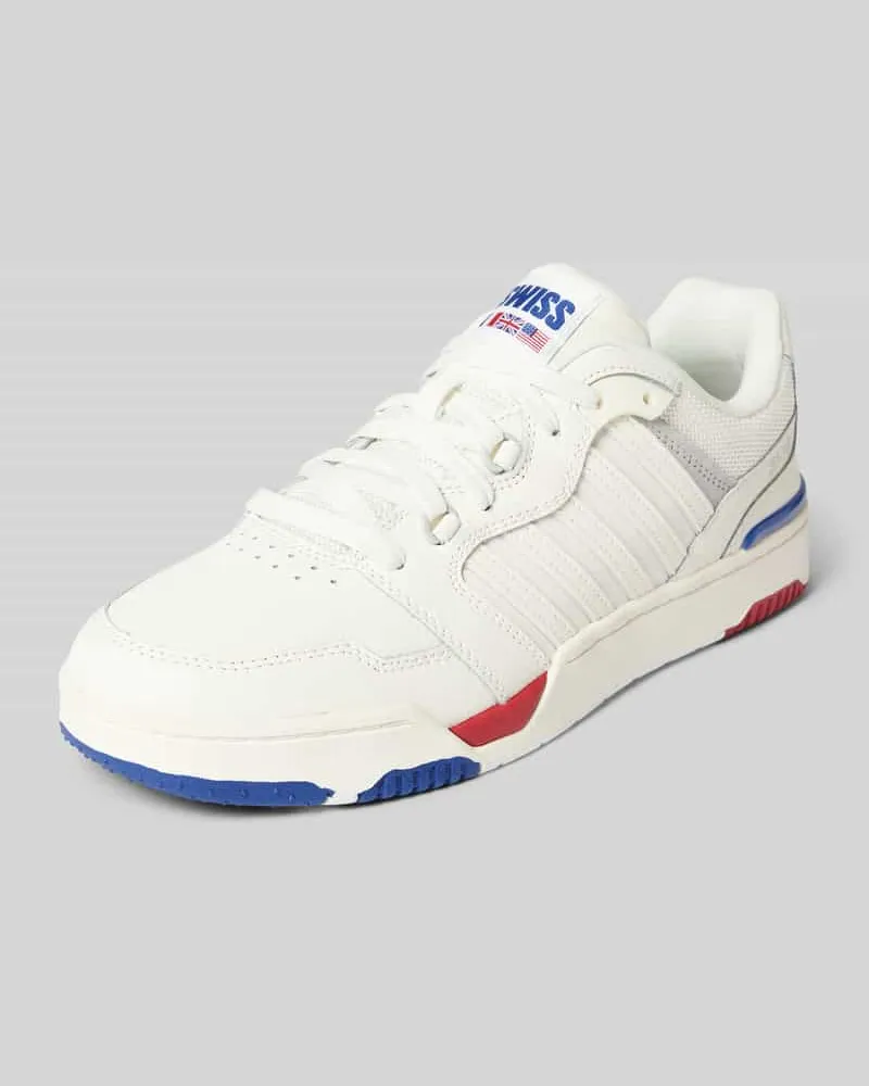 K-Swiss Sneaker mit Label-Patch Modell 'Rival Weiss