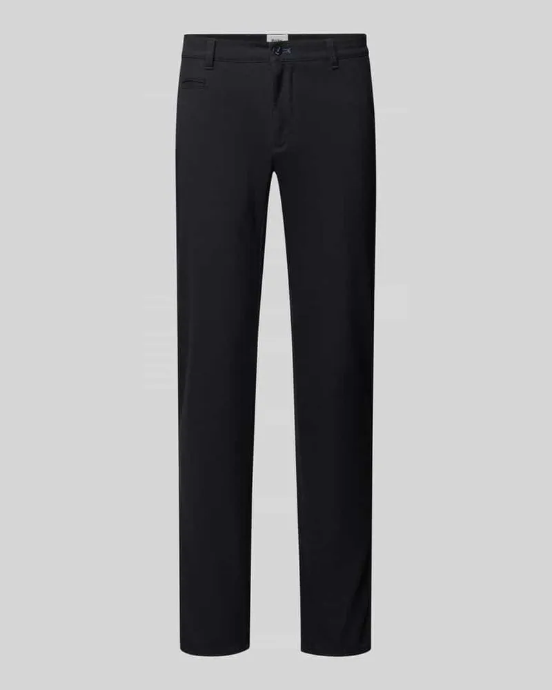 Brax Stoffhose mit französischen Eingrifftaschen Modell 'Fabio Marine