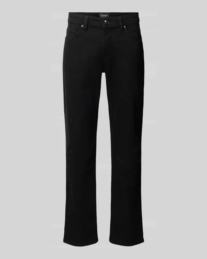 JOOP! Slim Fit Jeans mit Label-Patch Black