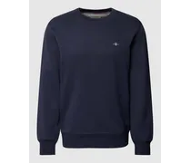 Regular Fit Sweatshirt mit Label-Stitching Modell 'SHIELD