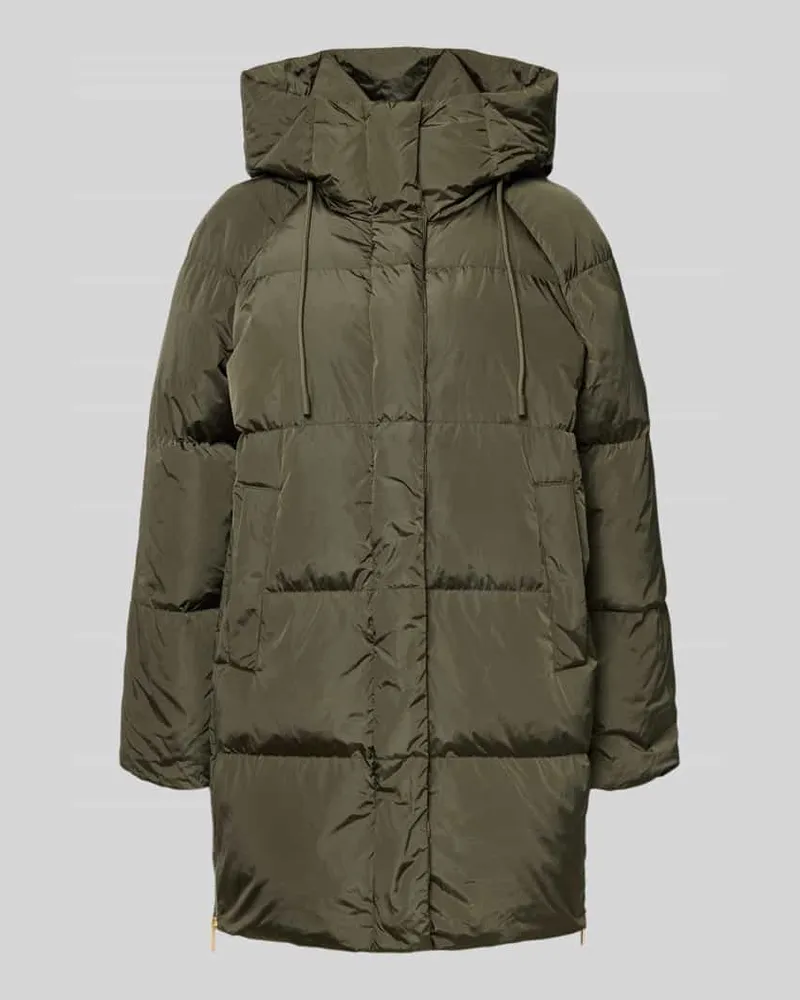 Max Mara Regular Fit Daunenmantel mit Kapuze Modell 'NEWBEMBO Khaki