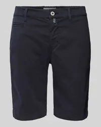 Pierre Cardin Bermudas in unifarbenem Design Marine