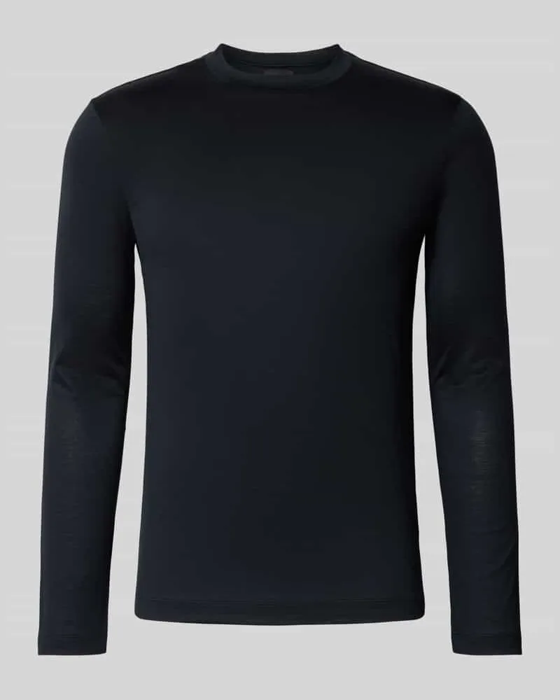 Emporio Armani Longsleeve mit Rundhalsausschnitt Marine