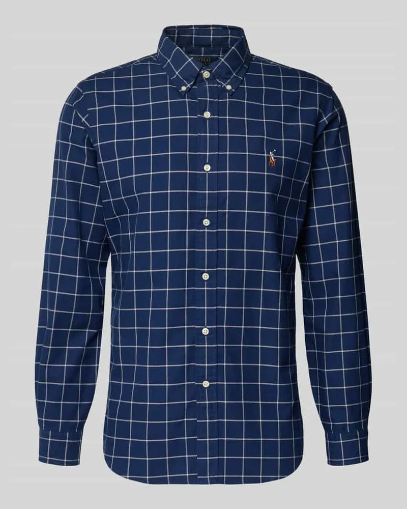 Ralph Lauren Freizeithemd mit Button-Down-Kragen Marine