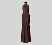 Slim Fit Abendkleid mit Rückenausschnitt