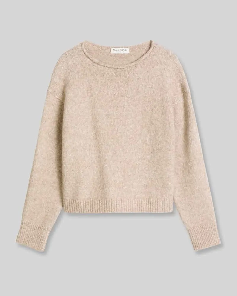 Marc O'Polo Pullover aus Alpaka Woll-Mix Beige
