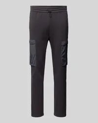 adidas Slim Fit Sweatpants mit Cargotaschen Black