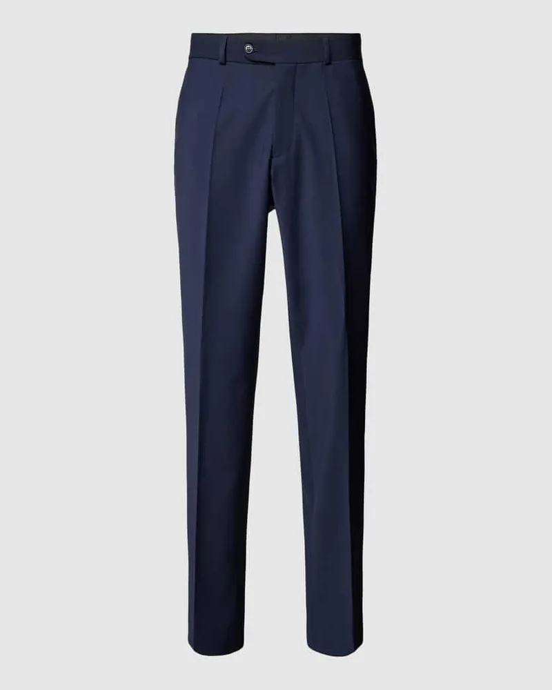 Carl Gross Regular Fit Anzughose mit Bügelfalten Modell 'Silvio Blau