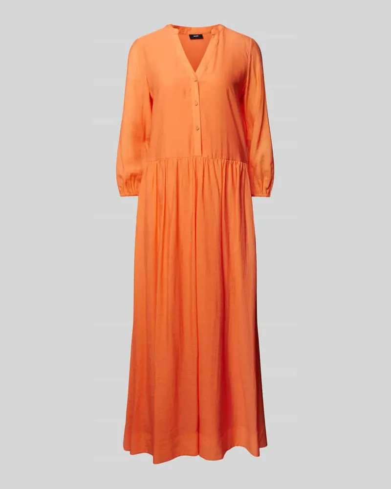 JOOP! Maxikleid im Stufen-Look Orange