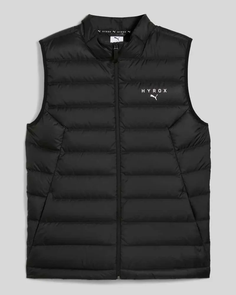 Puma PUMA x HYROX - Regular Fit Daunenweste mit Steppnähten Black