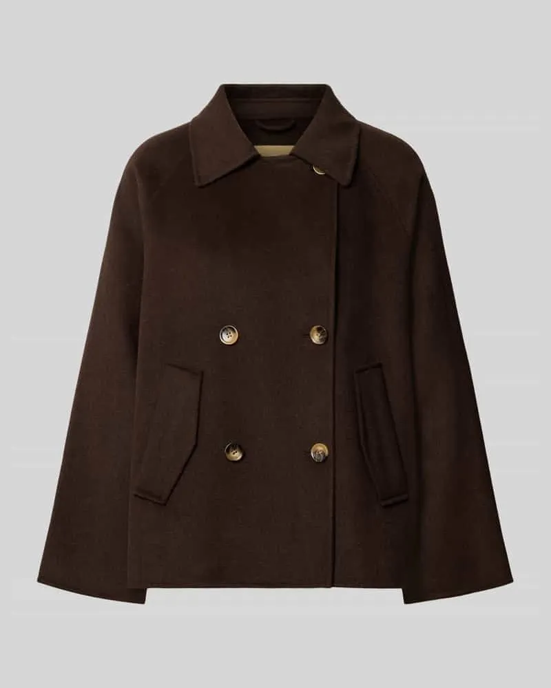 Smith & Soul Cabanjacke mit doppelreihiger Knopfleiste Dunkelbraun