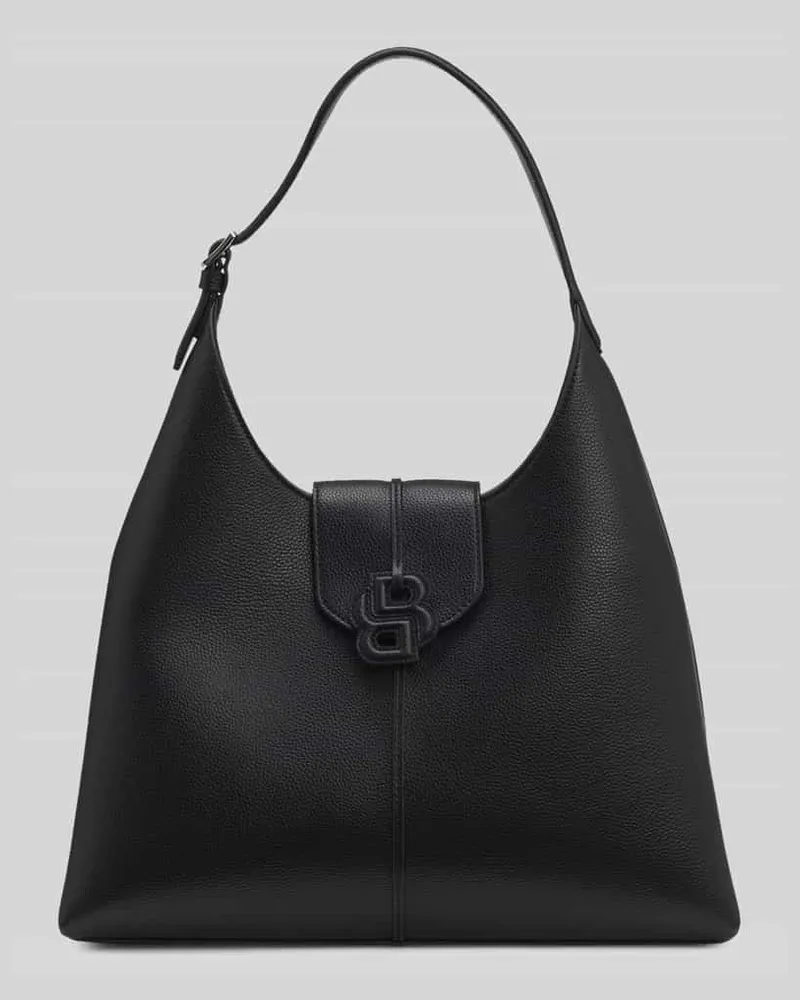 HUGO BOSS Umhängetasche mit Logo Applikation Black