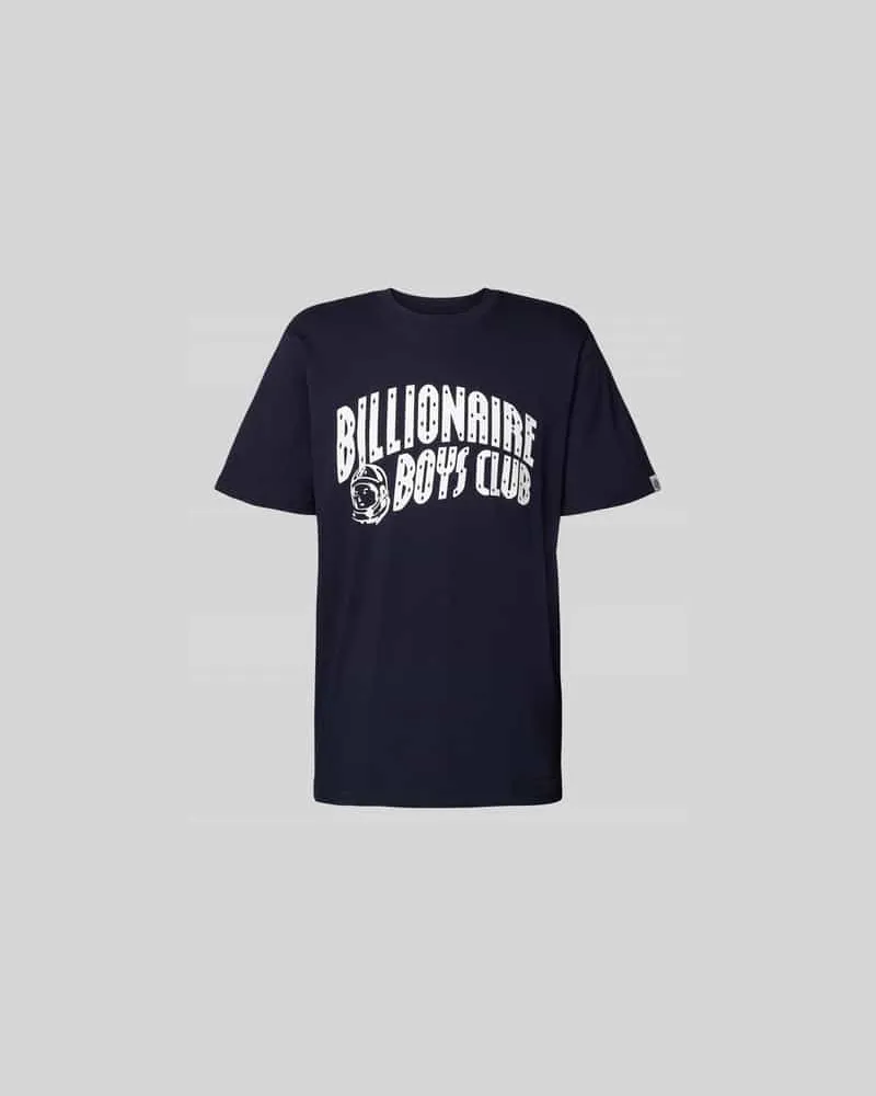 Billionaire Boys Club T-Shirt mit Label-Print Dunkelblau