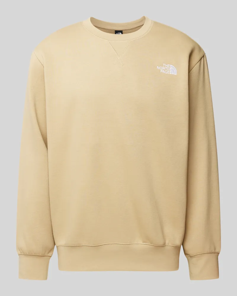 The North Face Sweatshirt mit Label-Print Khaki