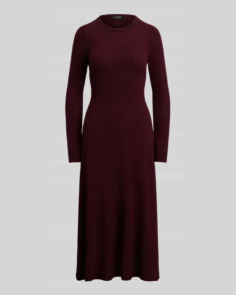 Ralph Lauren A-Linie Freizeitkleid aus reiner Wolle Modell 'VORLEY Rostrot