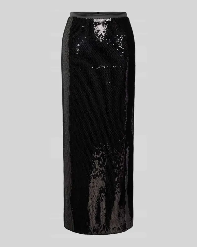 HUGO BOSS Midirock mit Pailletten Modell 'Eluxia Black